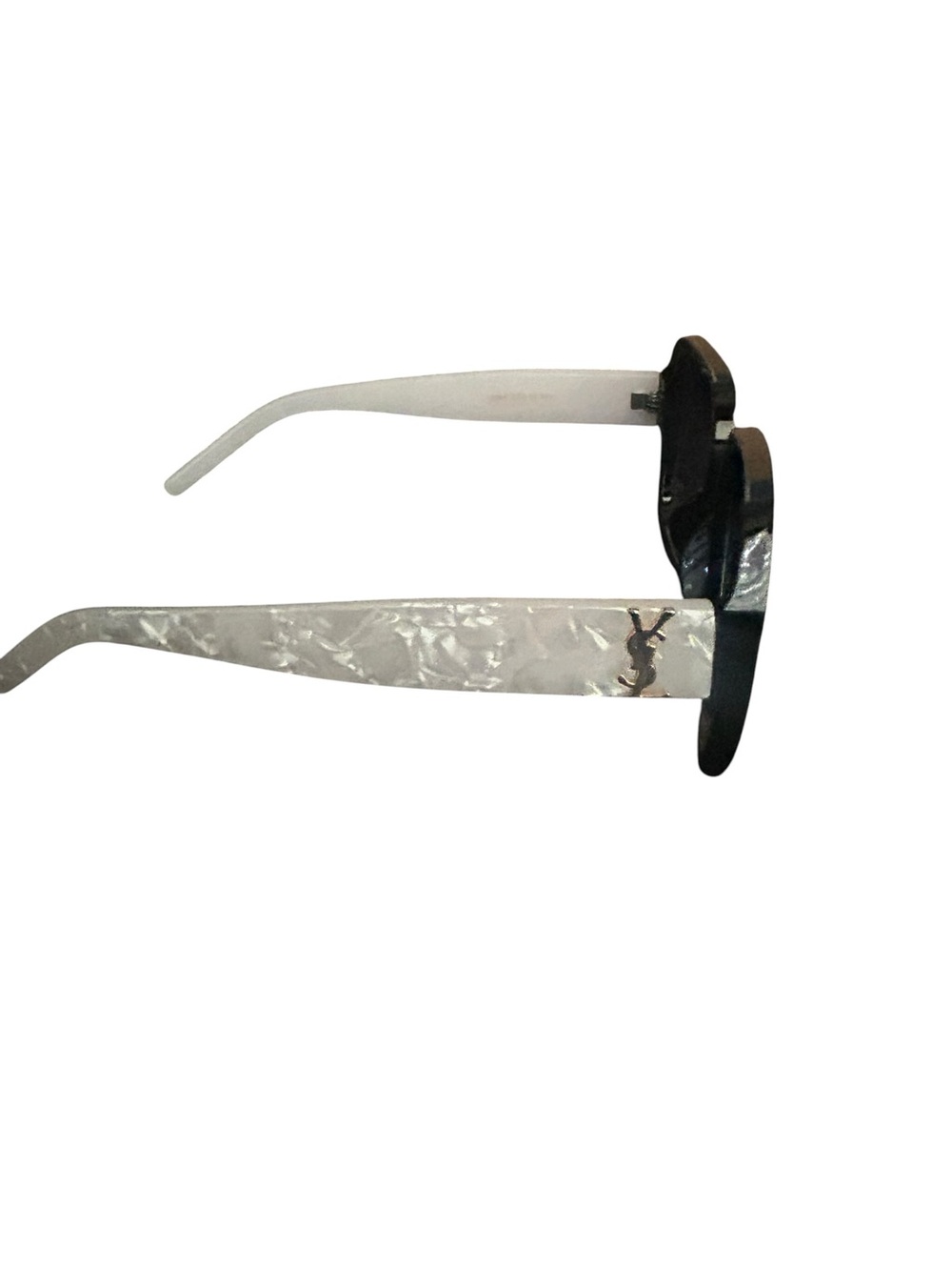 Cream Pearl Temple Sunglasses